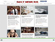 Tablet Screenshot of dailynewsdig.com